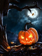 Load image into Gallery viewer, Diamond Art/ Painting Happy Halloween Pumpkin Full Square Drill