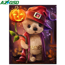 Load image into Gallery viewer, Cute Halloween puppy Full 5D Square/Round Drill Diamond art