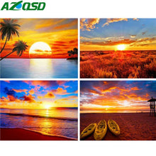Load image into Gallery viewer, Full Drill Diamond Embroidery Sunset Diamond Painting Scenery