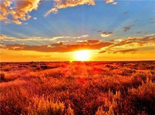Load image into Gallery viewer, Full Drill Diamond Embroidery Sunset Diamond Painting Scenery