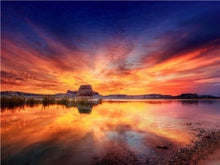 Load image into Gallery viewer, Full Drill Diamond Embroidery Sunset Diamond Painting Scenery