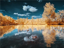 Load image into Gallery viewer, Full Drill Diamond Embroidery Sunset Diamond Painting Scenery