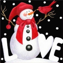 Load image into Gallery viewer, 5d Diamond Art /Diamond Painting Full Square drill Snowman
