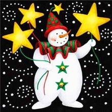 Load image into Gallery viewer, 5d Diamond Art /Diamond Painting Full Square drill Snowman