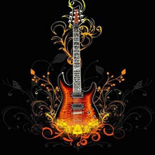 Load image into Gallery viewer, Music Diamond Painting Guitar 5D Full Square Drill