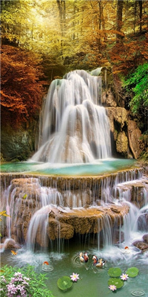 5D Diamond art/Painting Waterfall Scenery Full Square