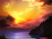 Load image into Gallery viewer, Full Drill Diamond Embroidery Sunset Diamond Painting Scenery
