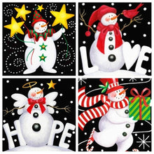 Load image into Gallery viewer, 5d Diamond Art /Diamond Painting Full Square drill Snowman
