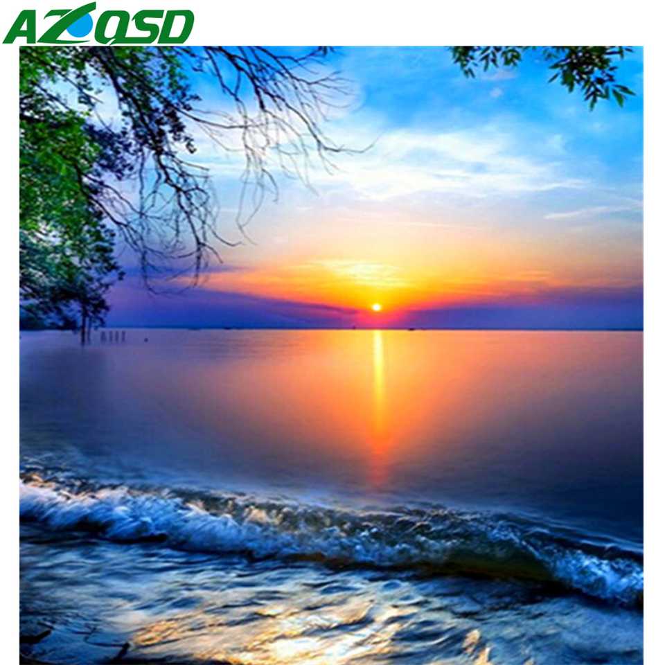 Scenic Landscape Sea Sunrise 5D Full Drill Diamond art/ Painting